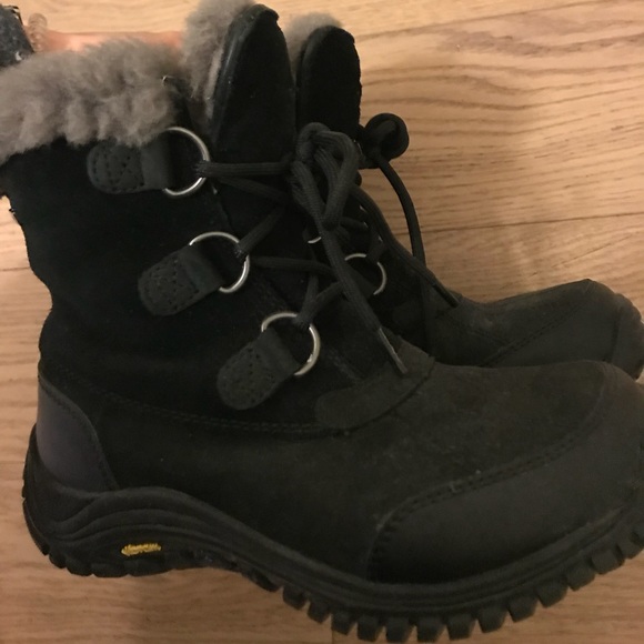 Ugg Adirondack Black Snow Boots - Picture 1 of 4